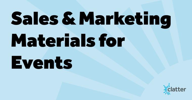 marketing materials for events